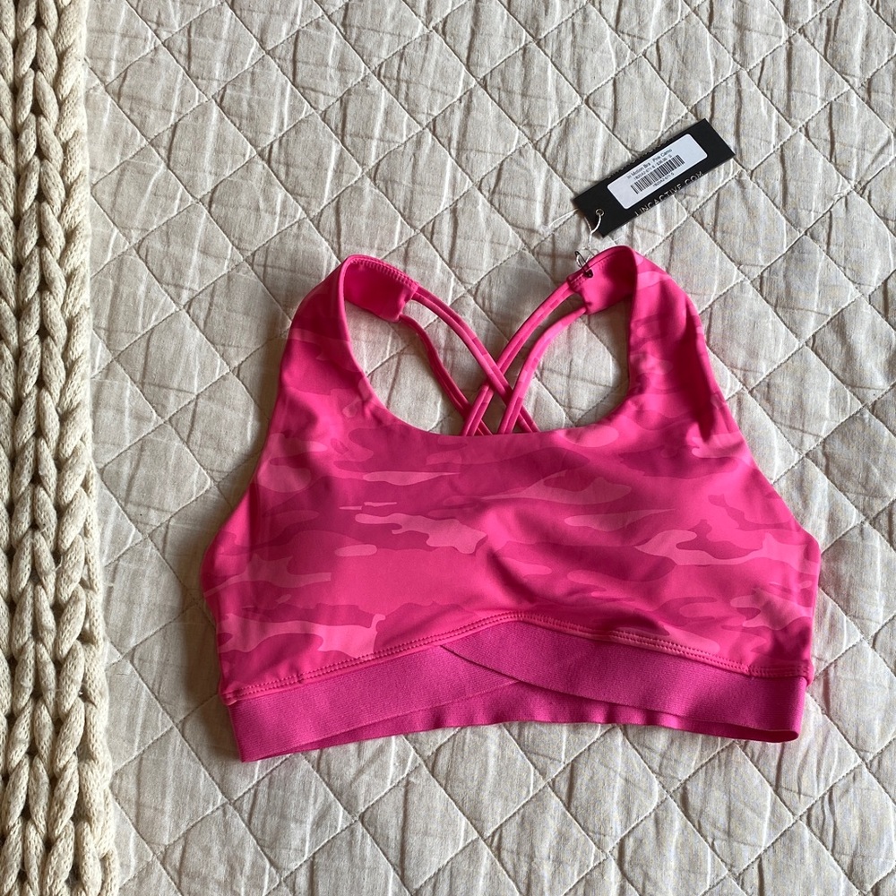 LINC Active Pink Camo Sports Bra